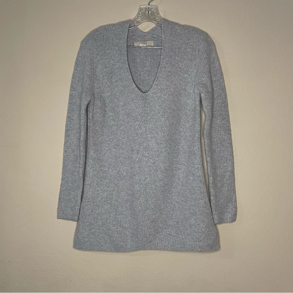 Loft Merino Wool‎ Ribbed V Neck Sweater